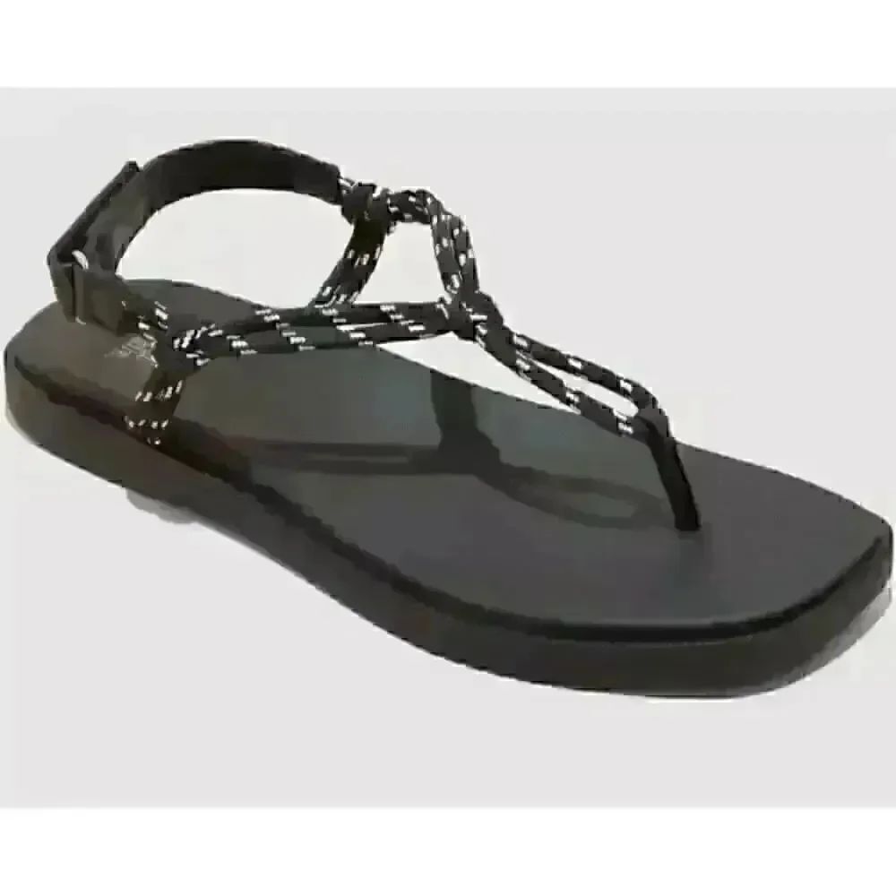 Wild Fable Women's Black Carson Rope Hiker Sandals Size US 11
